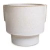 Aries Handles White Ceramic Plant Pot – Contemporary South American Inspired Design