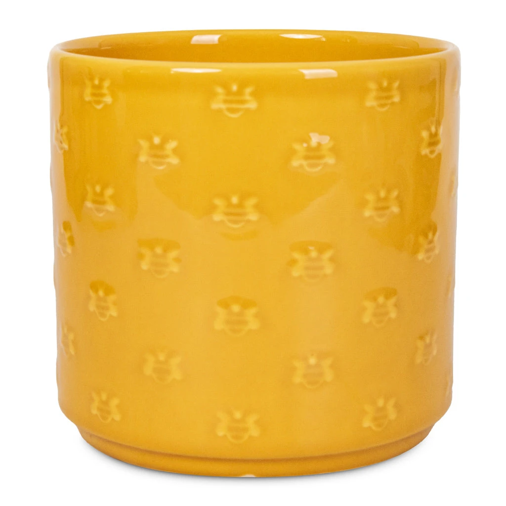 Arley Plant Pot - Yellow Bee 5 Arley Plant Pot - Yellow Bee - Image 5