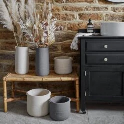 Aurora Terrazzo Handle Plant Pot - Slate 10 Aurora Terrazzo Handle Plant Pot - Slate -HORTOLOGY Plants Sale Aurora Terrazzo Handle Plant Pot Oat 19 x 17cm 8aabfaff 41a1 4f4b 99ad 52b404757012