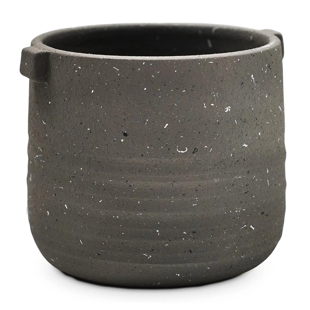 Aurora Terrazzo Handle Plant Pot - Slate 1 Aurora Terrazzo Handle Plant Pot - Slate