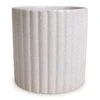 Azalea Ribbed Plant Pot - Speckled Grey Stone