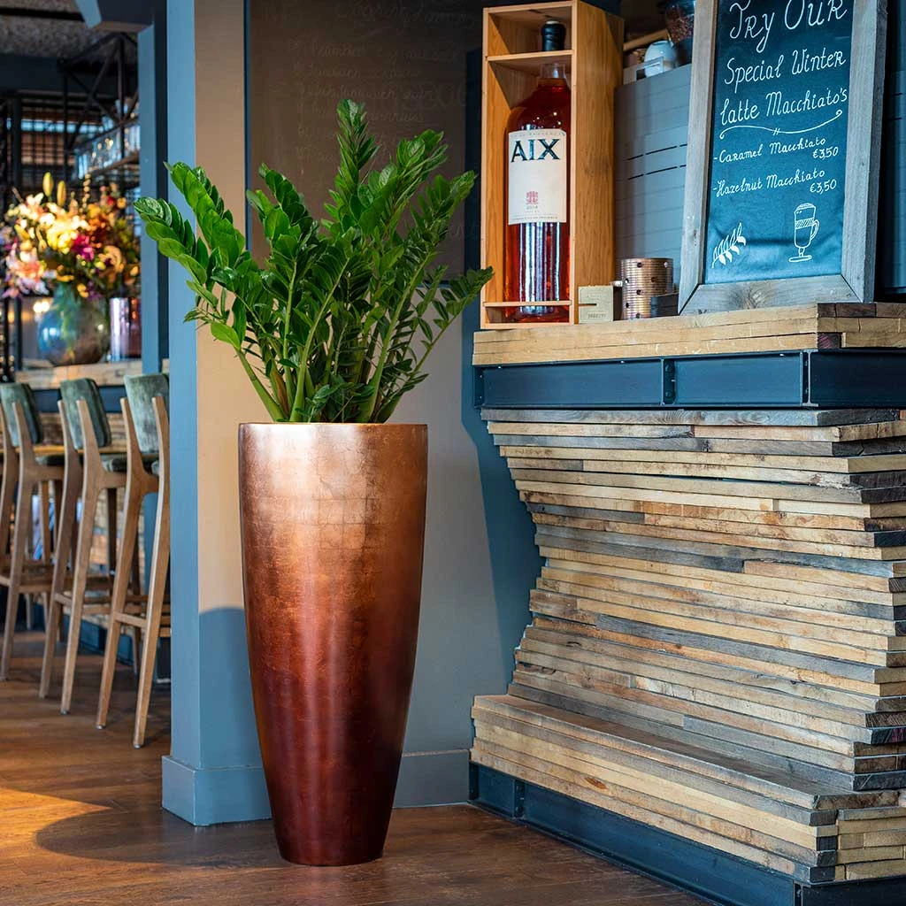 Metallic Partner Planter - Matt Copper 2 Metallic Partner Planter - Matt Copper - Image 2