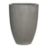 Ben Ridged Planter - Dark Grey