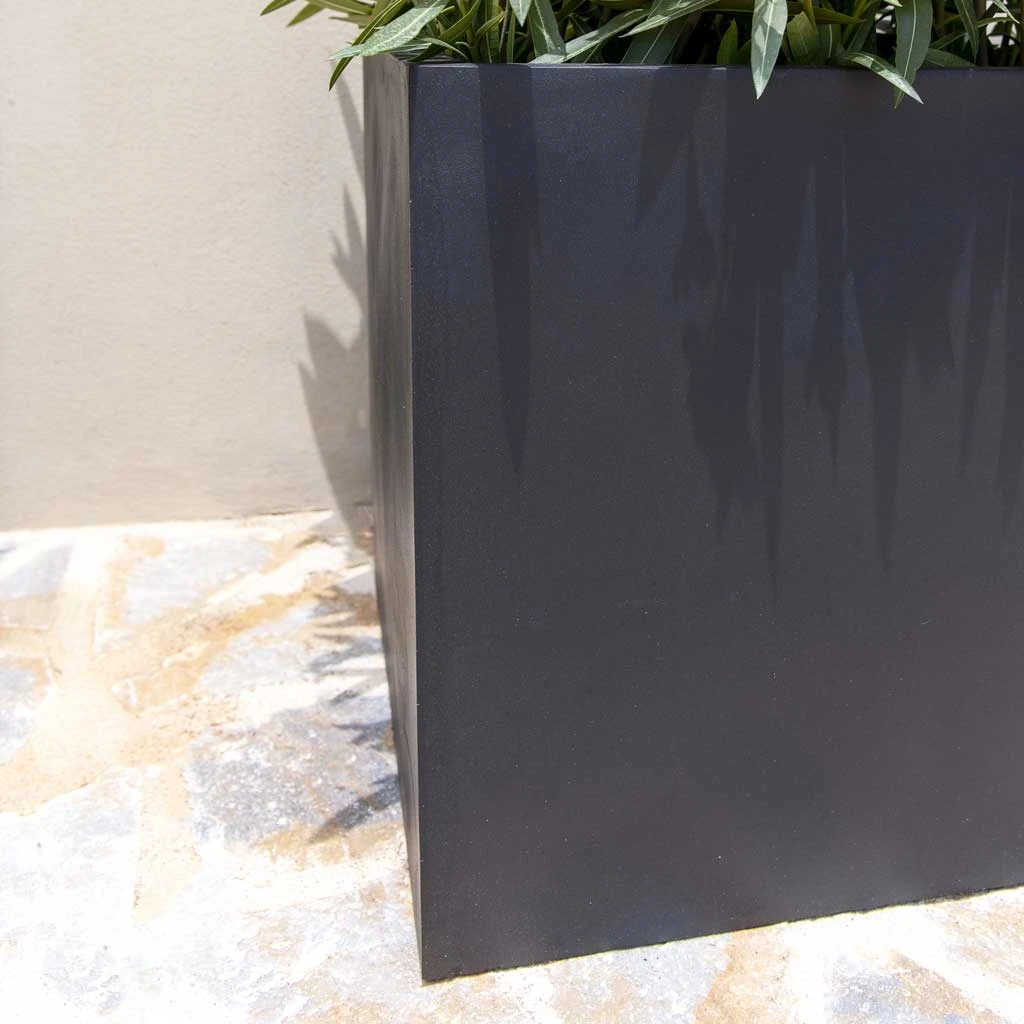 Block Natural Planter - Black 6 Block Natural Planter - Black - Image 6