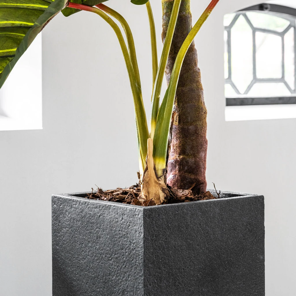 Bouvy Granite Planter - Midnight Black 3 Bouvy Granite Planter - Midnight Black - Image 3