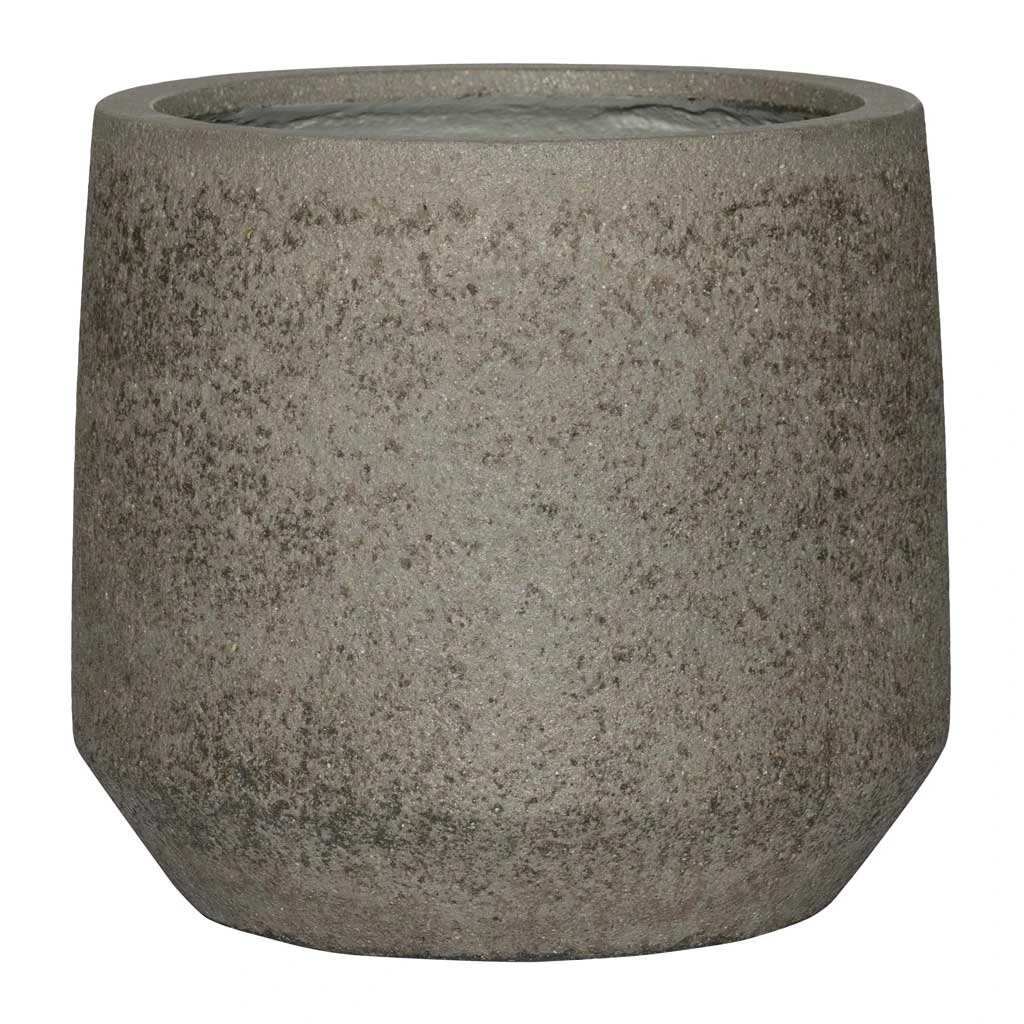 Harith Cement & Stone Plant Pot - Granite Grey 1 Harith Cement & Stone Plant Pot - Granite Grey