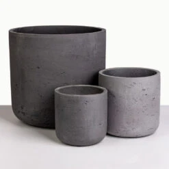 Charlie Plant Pot - Black Washed 22 Charlie Plant Pot - Black Washed -HORTOLOGY Plants Sale Charlie Black Washed Studio