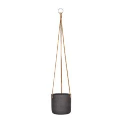 Charlie Hanging Plant Pot - Black Washed -HORTOLOGY Plants Sale Charlie Hanging Plant Pot Black Washed Medium b27f3a1a f49a 4f43 b556 a867f2133a6e