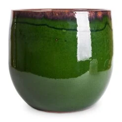 Charlotte Plant Pot - Green 36 Charlotte Plant Pot - Green -HORTOLOGY Plants Sale Charlotte Plant Pot Green 29x25cm