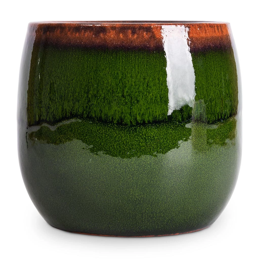 Charlotte Plant Pot - Green 4 Charlotte Plant Pot - Green - Image 4