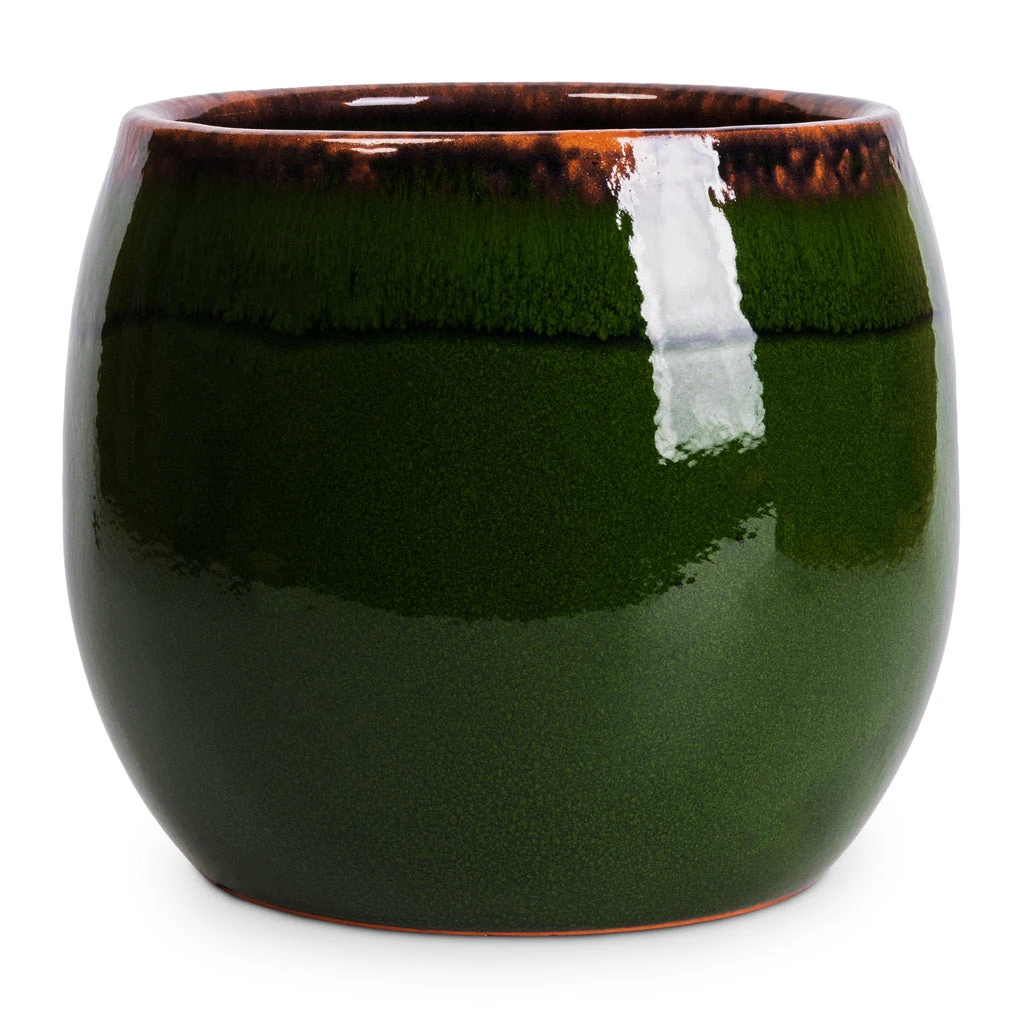 Charlotte Plant Pot - Green 1 Charlotte Plant Pot - Green