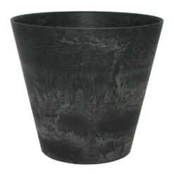 Claire Artstone Plant Pot - Black