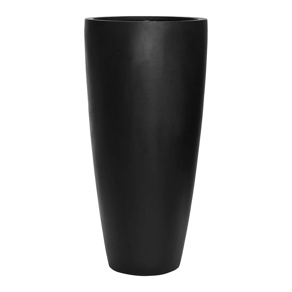 Dax Natural Tall Planter - Black 3 Dax Natural Tall Planter - Black - Image 3