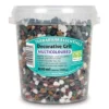 Multicoloured Decorative Plant Grit 850ml – Natural Pebble Topping for Cacti & Succulents