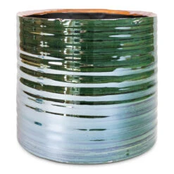 Didi Emerald Pearl Green Mirror Ball – Retro Disco Style Ceramic Indoor Plant Pot -HORTOLOGY Plants Sale Didi Plant Pot Pearl Green 19x16cm