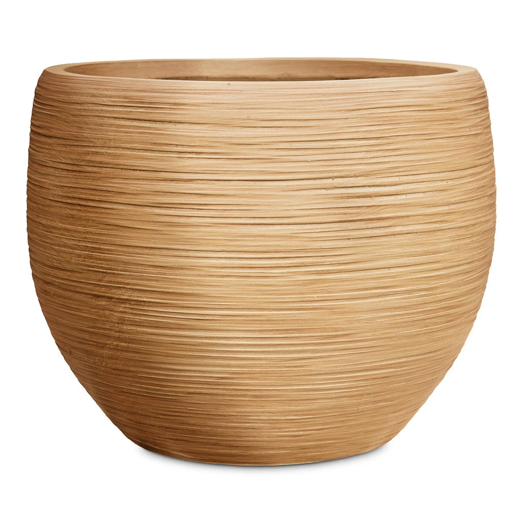 Dune Globe Planter - Almond 1 Dune Globe Planter - Almond
