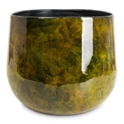 Emmie Metal Plant Pot - Mystic Yellow 15 Emmie Metal Plant Pot - Mystic Yellow -HORTOLOGY Plants Sale Emmie Metal Pot Mystic Yellow 31x25cm