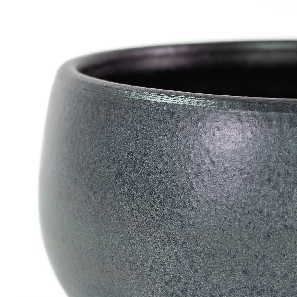 Esra Plant Bowl - Graphite 2 Esra Plant Bowl - Graphite - Image 2