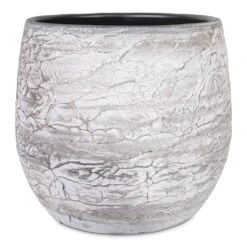 Evi Plant Pot - Antique Silver -HORTOLOGY Plants Sale Evi Plant Pot Antique Silver 23x20cm