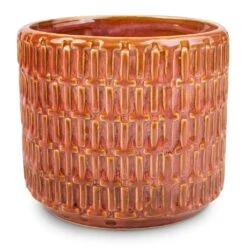 Flor Plant Pot - Orange 21 Flor Plant Pot - Orange -HORTOLOGY Plants Sale Flor Plant Pot Orange 14x12cm