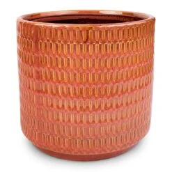 Flor Plant Pot - Orange 24 Flor Plant Pot - Orange -HORTOLOGY Plants Sale Flor Plant Pot Orange 21x19cm