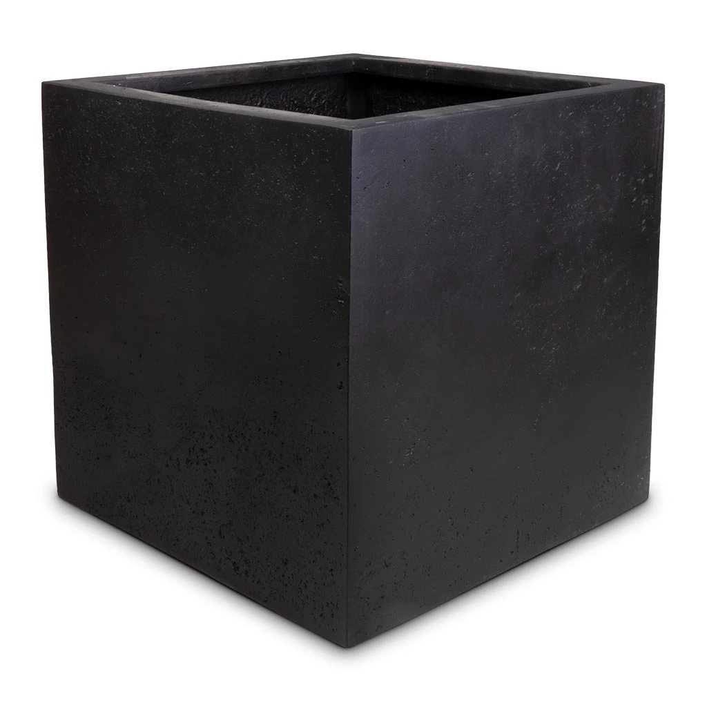 Grigio Anthracite Concrete Cube Planter β Lightweight Modern Indoor/Outdoor Resin Pot 8 Grigio Anthracite Concrete Cube Planter β Lightweight Modern Indoor/Outdoor Resin Pot - Image 8