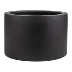 Grigio Cylinder Planter - Anthracite Concrete -HORTOLOGY Plants Sale Grigio Cylinder Planter Anthracite Concrete 48x32cm