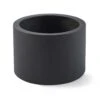 Grigio Cylinder Planter - Anthracite Concrete Grey Modern Indoor & Outdoor Pot