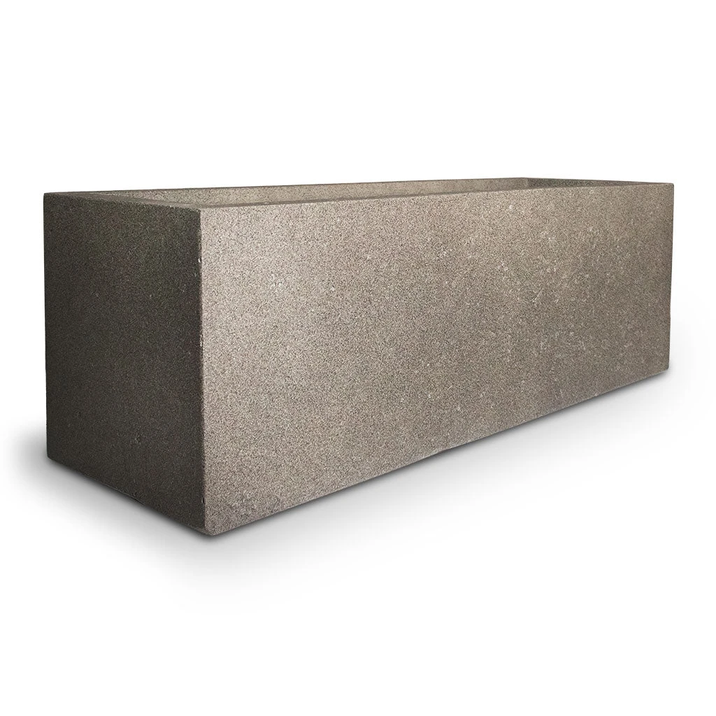 Grigio Trough Planter - Natural Concrete 1 Grigio Trough Planter - Natural Concrete