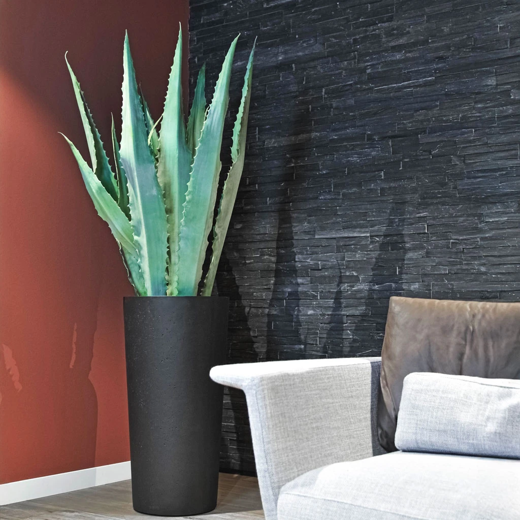 Grigio Tall Partner Planter - Anthracite Concrete 4 Grigio Tall Partner Planter - Anthracite Concrete - Image 4
