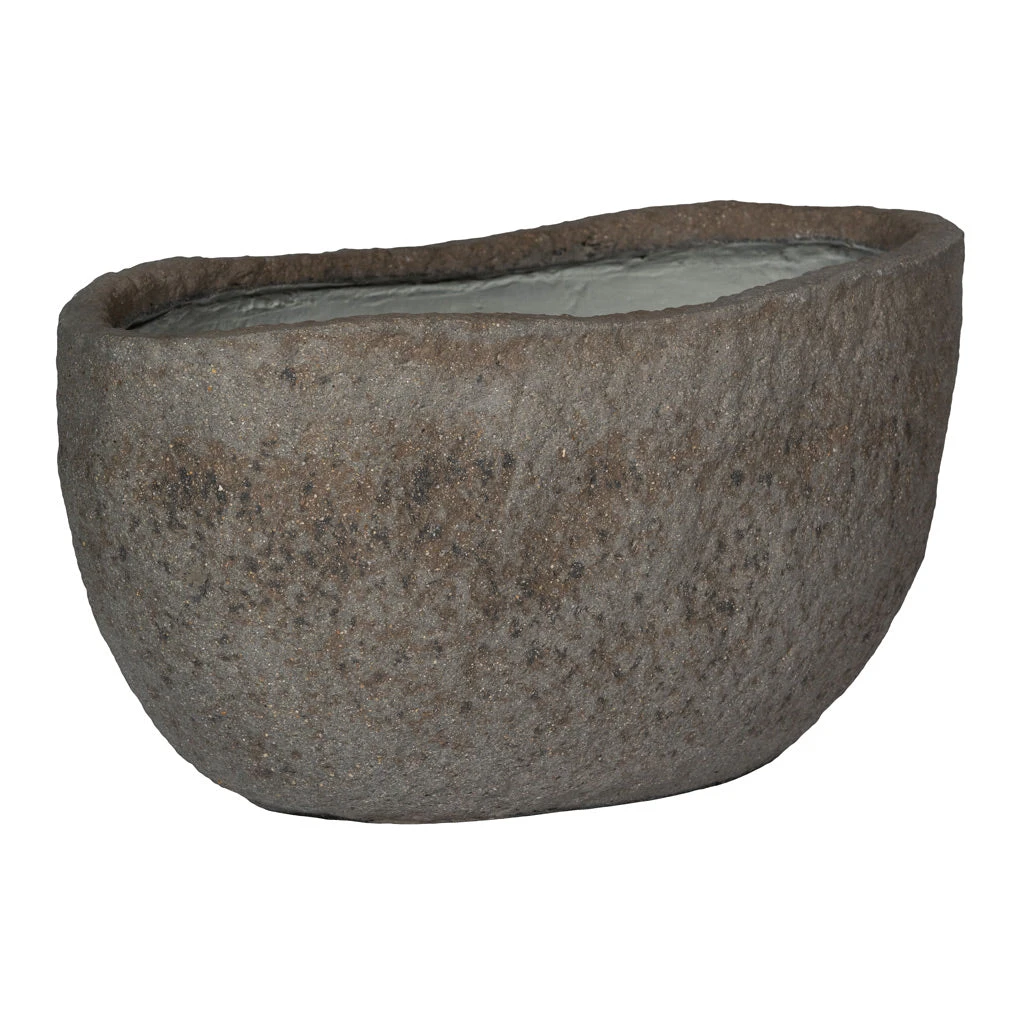 Hunter Mountain Granite Grey Trough Planter - Rugged Ficonstone Stone Effect Pot 11 Hunter Mountain Granite Grey Trough Planter - Rugged Ficonstone Stone Effect Pot - Image 11