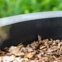 Jumbo Max Natural Planter - Black -HORTOLOGY Plants Sale Jumbo Max Natural Planter Black Rim