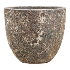 Lava Couple Relic Planter - Rust -HORTOLOGY Plants Sale Lava Couple Relic Planter Rust Small