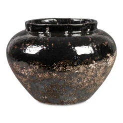 Lindy Jar Plant Pot - Black