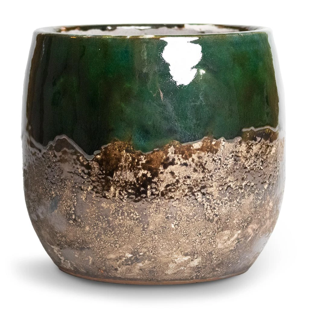 Lindy Plant Pot - Black Green 20 Lindy Plant Pot - Black Green - Image 20