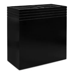 Line-Up Rectangle Planter - Matt Black 8 Line-Up Rectangle Planter - Matt Black -HORTOLOGY Plants Sale Line Up Rectangle Planter Matt Black 74x38x75cm