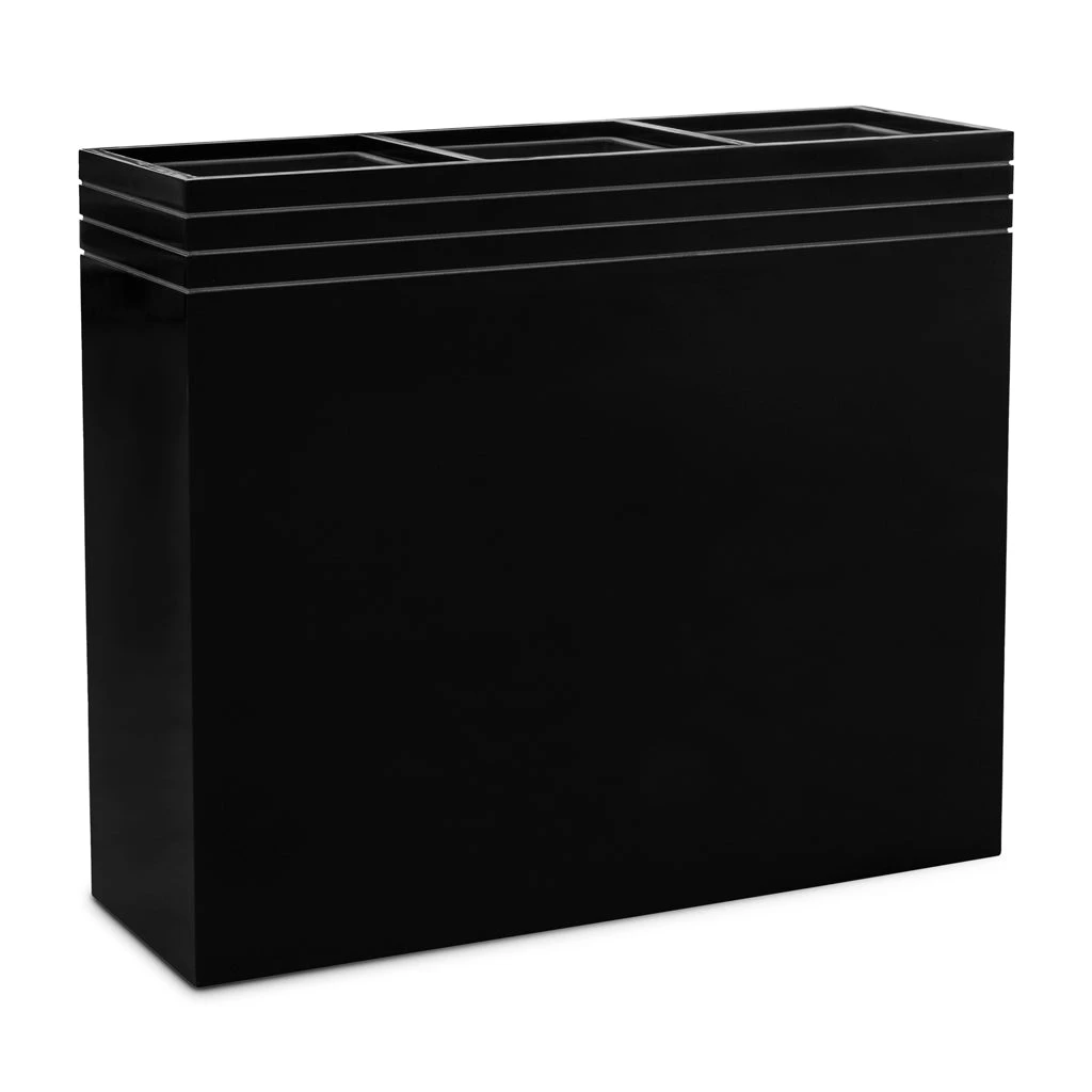 Line-Up Rectangle Planter - Matt Black 5 Line-Up Rectangle Planter - Matt Black - Image 5