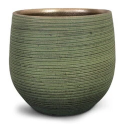Lydia Plant Pot - Shiny Green 30 Lydia Plant Pot - Shiny Green -HORTOLOGY Plants Sale Lydia Plant Pot Shiny Green 22x20cm