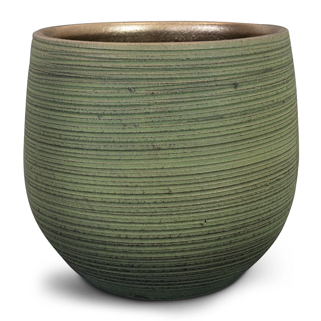Lydia Plant Pot - Shiny Green 11 Lydia Plant Pot - Shiny Green - Image 11