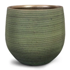 Lydia Plant Pot - Shiny Green 26 Lydia Plant Pot - Shiny Green -HORTOLOGY Plants Sale Lydia Plant Pot Shiny Green 26x26cm