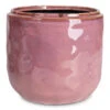 Mabel Cherry Ceramic Plant Pot – Muted Mauve & Honey Glaze Indoor Decorative Planter
