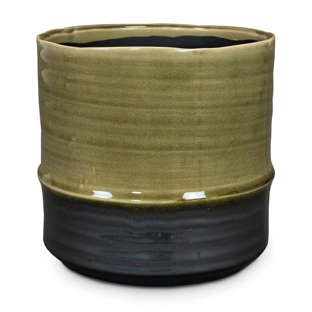 Marlijn Thyme Sage and Denim Blue Two-Tone Glazed Ceramic Indoor Plant Pot 19 Marlijn Thyme Sage and Denim Blue Two-Tone Glazed Ceramic Indoor Plant Pot - Image 19