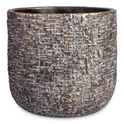 Maxim Plant Pot - Shiny Earth -HORTOLOGY Plants Sale Maxim Plant Pot Shiny Earth 20x17cm