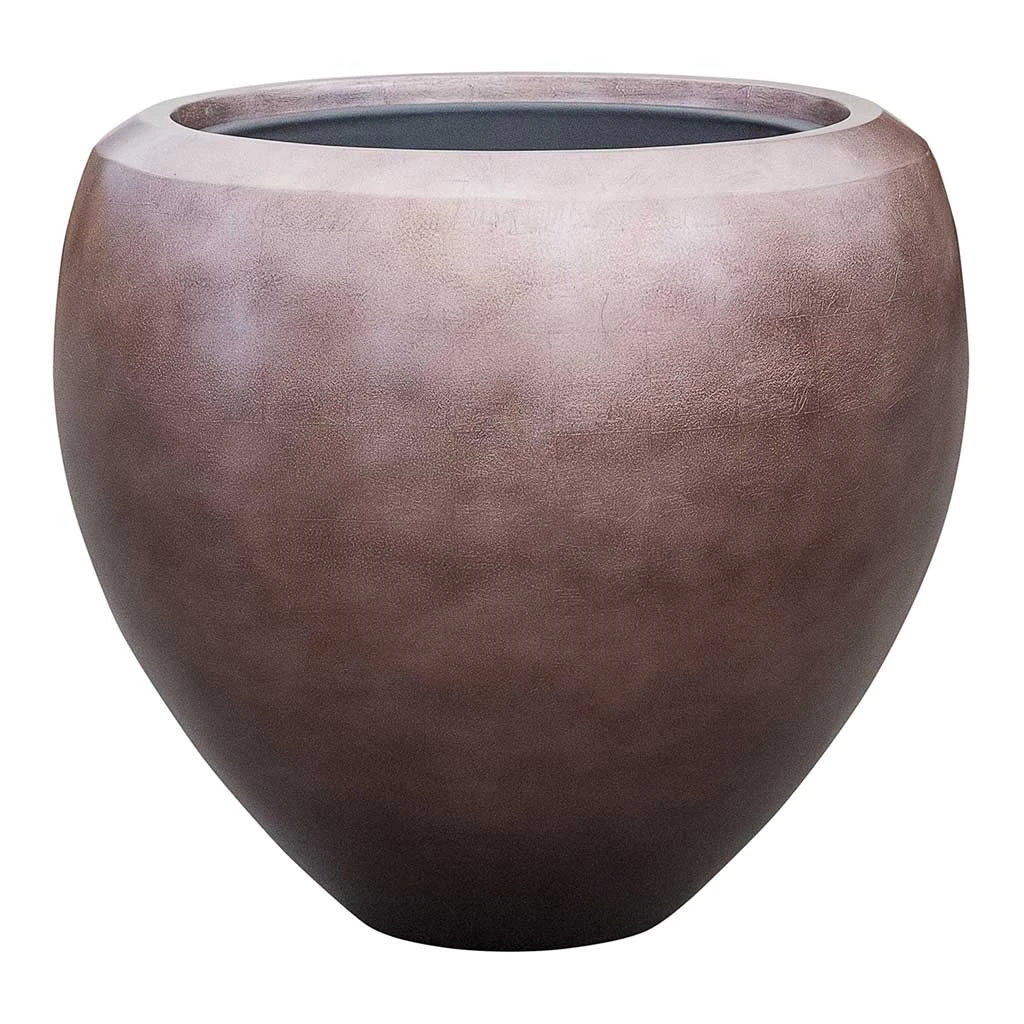 Metallic Couple Plant Pot - Matt Coffee 1 Metallic Couple Plant Pot - Matt Coffee