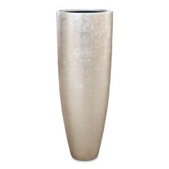 Metallic Partner Planter - Light Champagne