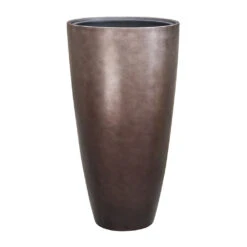 Metallic Partner Planter - Matt Coffee 9 Metallic Partner Planter - Matt Coffee -HORTOLOGY Plants Sale Metallic Partner Planter Matt Coffee 40x75cm