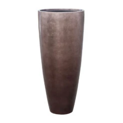 Metallic Partner Planter - Matt Coffee 11 Metallic Partner Planter - Matt Coffee -HORTOLOGY Plants Sale Metallic Partner Planter Matt Coffee 40x90cm