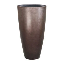Metallic Partner Planter - Matt Coffee 12 Metallic Partner Planter - Matt Coffee -HORTOLOGY Plants Sale Metallic Partner Planter Matt Coffee 49x90cm