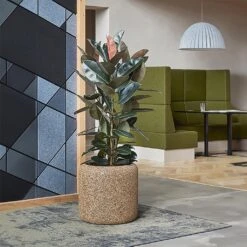 Naturescast Cylinder Planter - Natural -HORTOLOGY Plants Sale Naturescast Cylinder Planter Natural Lifestyle