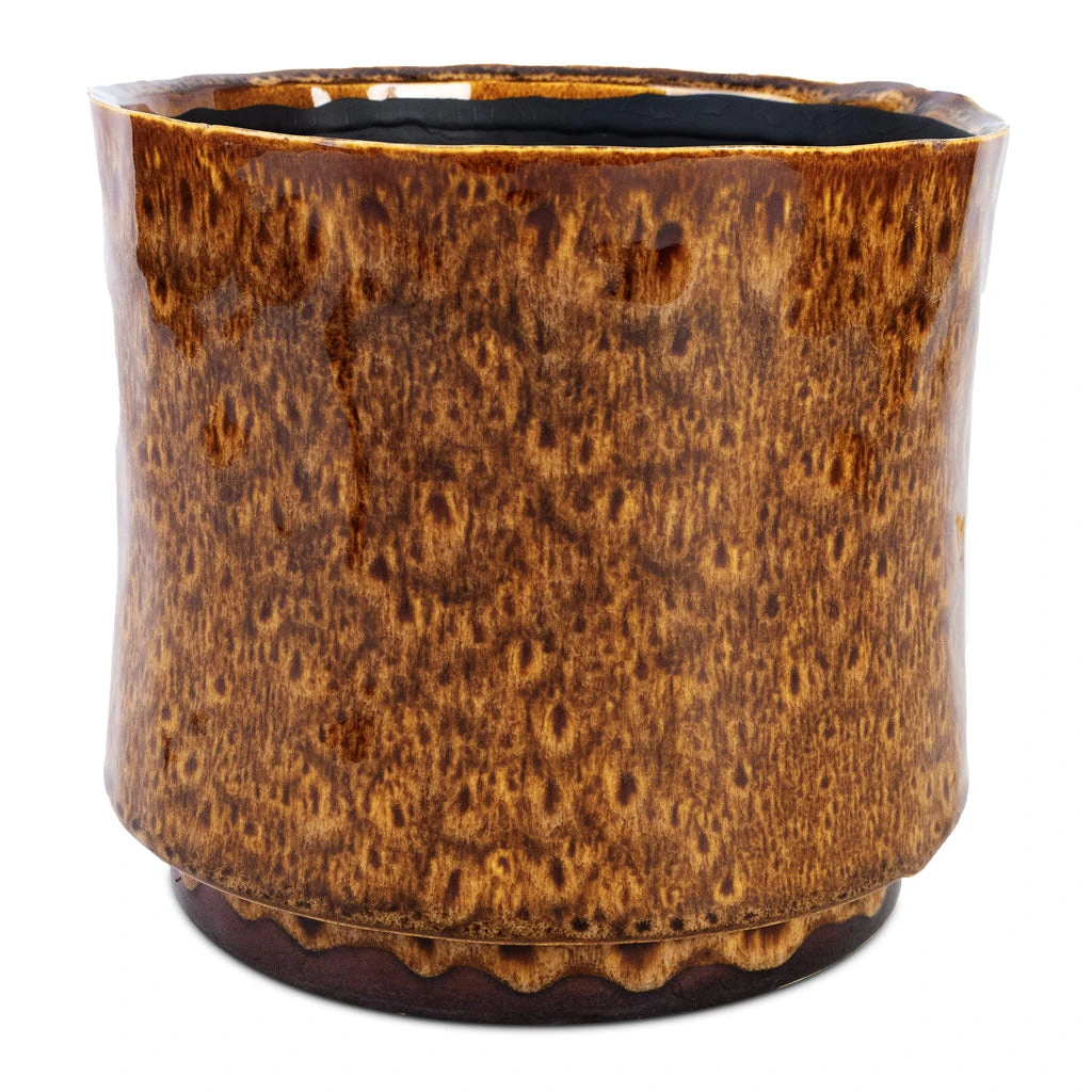 Nolan Plant Pot - Caramel 1 Nolan Plant Pot - Caramel